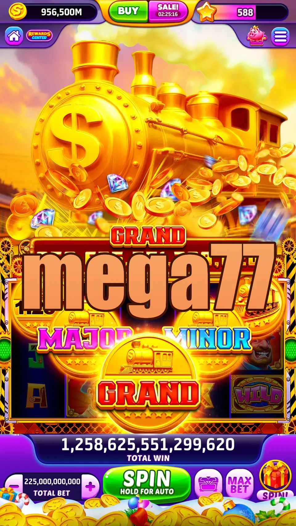 mega77 Tangkapan Layar - APK Resmi